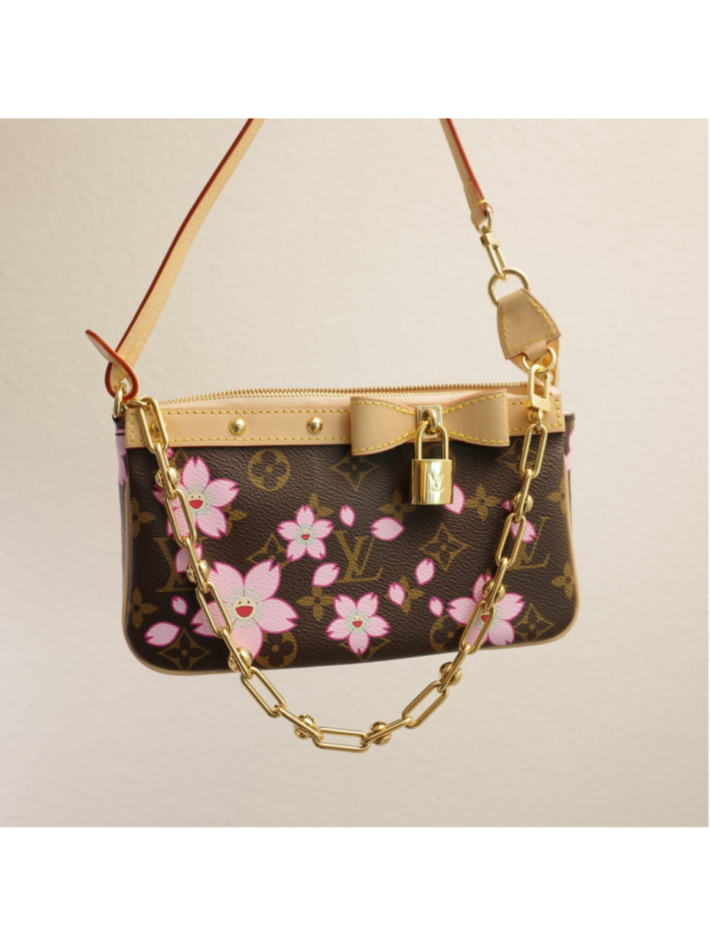 LOUIS VUITTON LV x TM Murakami Cherry Blossom Pochette Accessoires NEW IN BOX